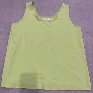 [3]Chico’s Light Green Women's Tank Top